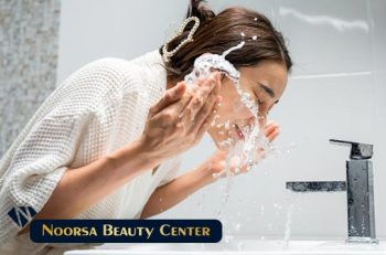 شستشوی موها و صورت بعد از جراحی لیفت شقیقه