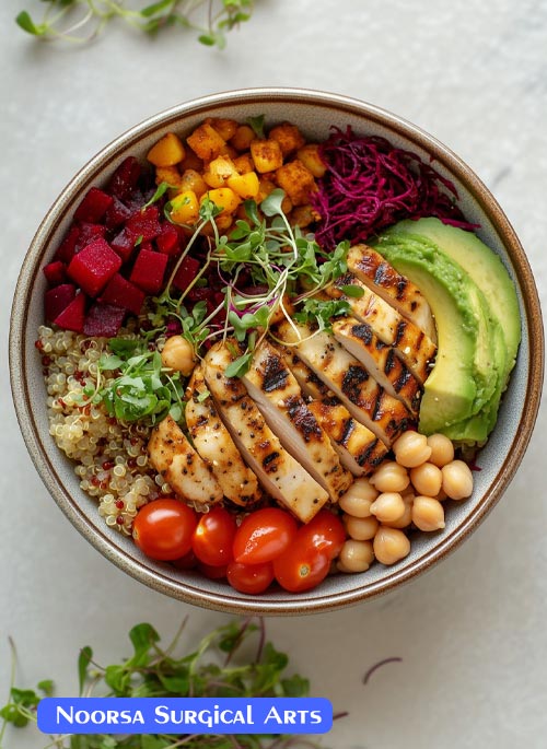 تغذیه بعد از جراحی پلک