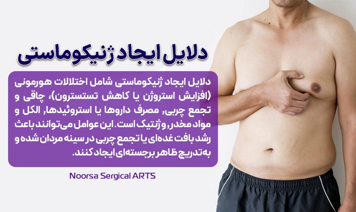 دلایل ایجاد ژنیکوماستی
