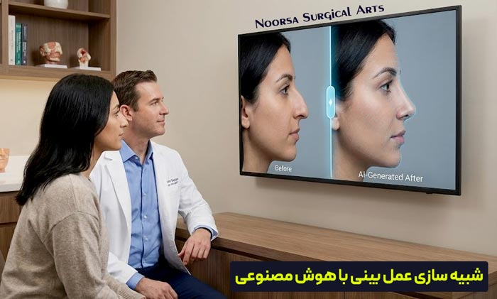 شبیه سازی عمل بینی با هوش مصنوعی