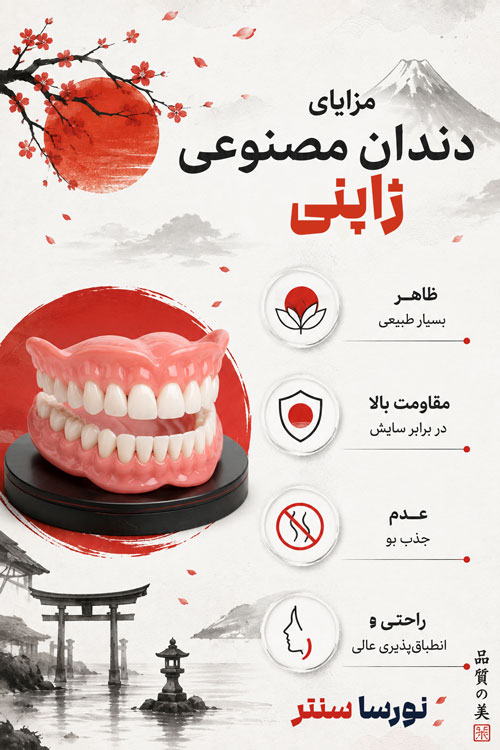 مزایای دندان مصنوعی ژاپنی